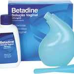 Frasco de Betadine Solução Vaginal 200 mL com aplicador – tratamento antisséptico de infeções vaginais
