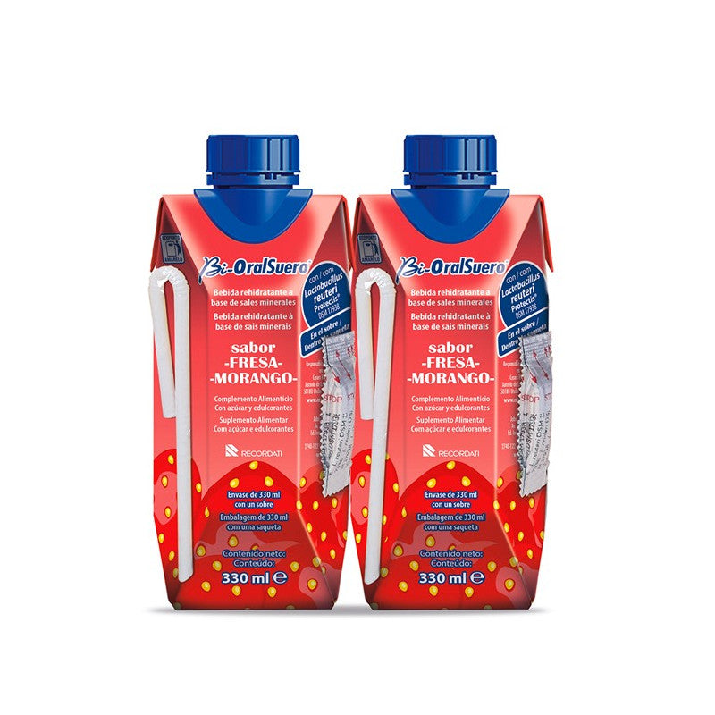 Bi-OralSuero Morango 2x330ml