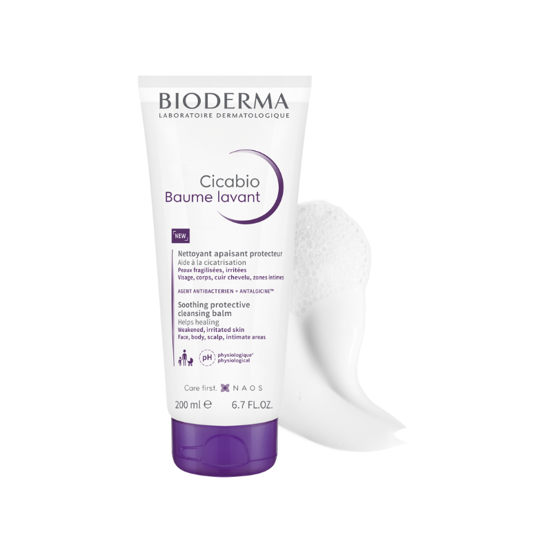 Bioderma Cicabio Bálsamo de limpeza protetor e calmante 200 ml
