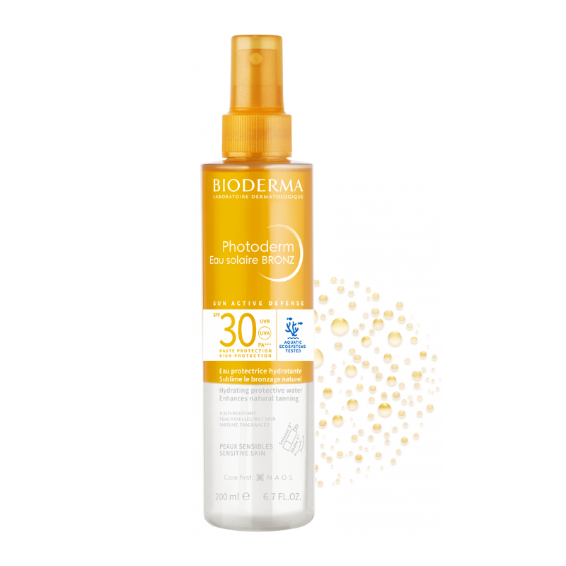 Protetor Solar Bioderma Photoderm Bronz Água Solar FPS30 200ml