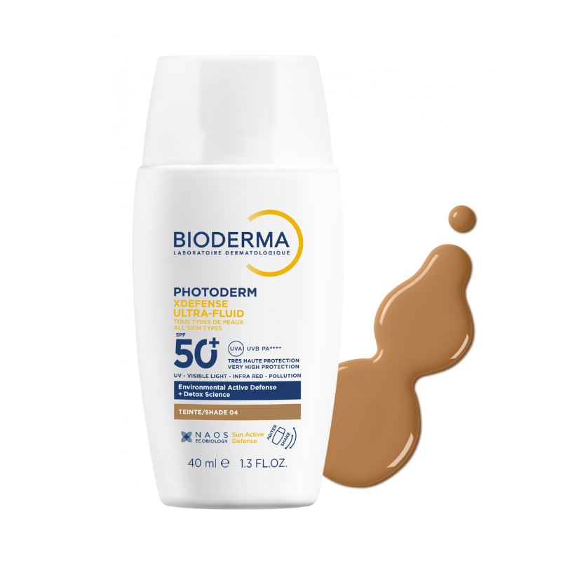 Protetor Solar Bioderma Photoderm XDefense Ultra-Fluido FPS50+ Tom 04 40ml