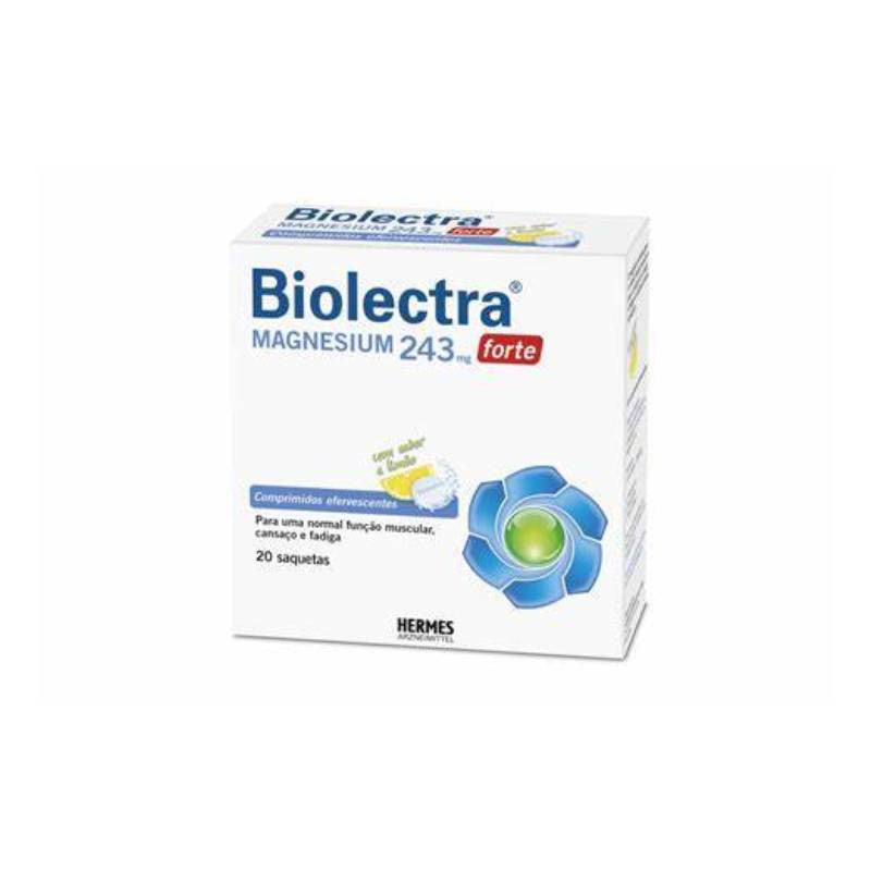 Biolectra Magnesio Forte Comprimidos Efervescentes Limão x20