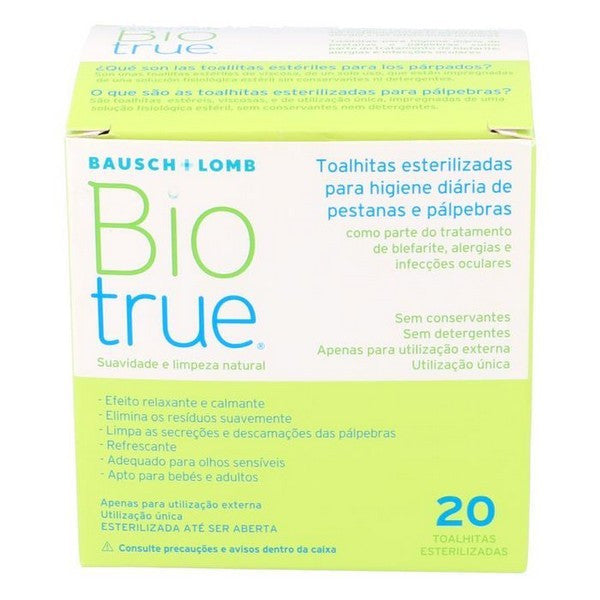 Biotrue Toalhitas Est Pestanas/Palpebrasx20