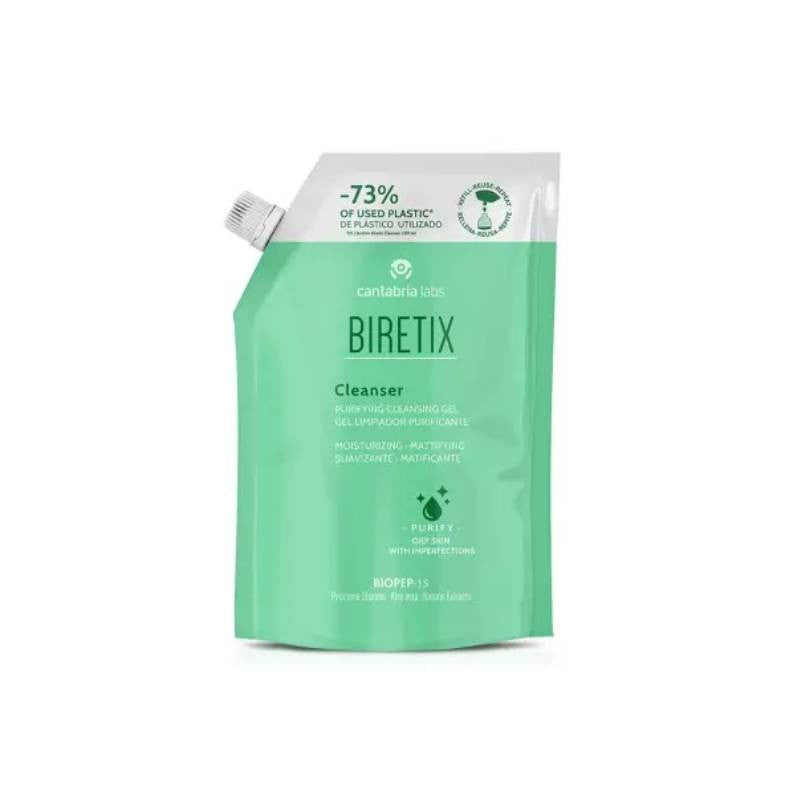 Biretix Gel de Limpeza Purificante Recarga 400ml