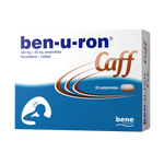 Ben-U-Ron Caff – comprimidos com paracetamol e cafeína para alívio eficaz da dor e febre, embalagem de 20 unidades