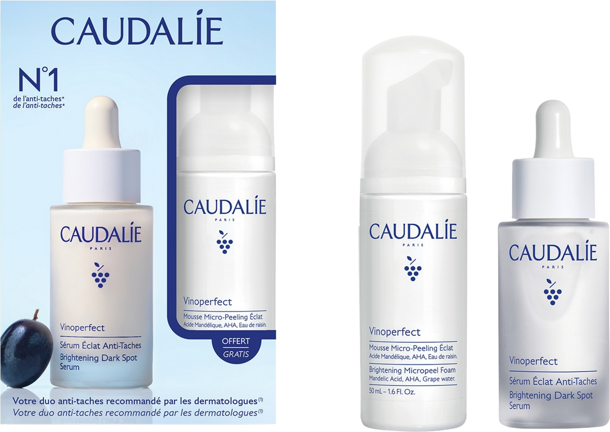 Caudalie Coffret Vinoperfect Sérum e Espuma