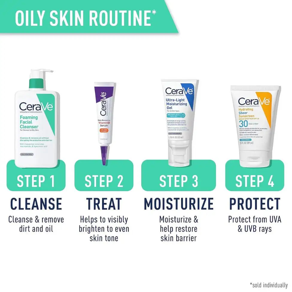 Cerave Gel Espuma De Limpeza 236mL