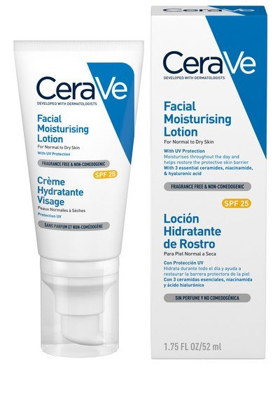 Cerave Loção Facial Hidratante Fps 25 52mL