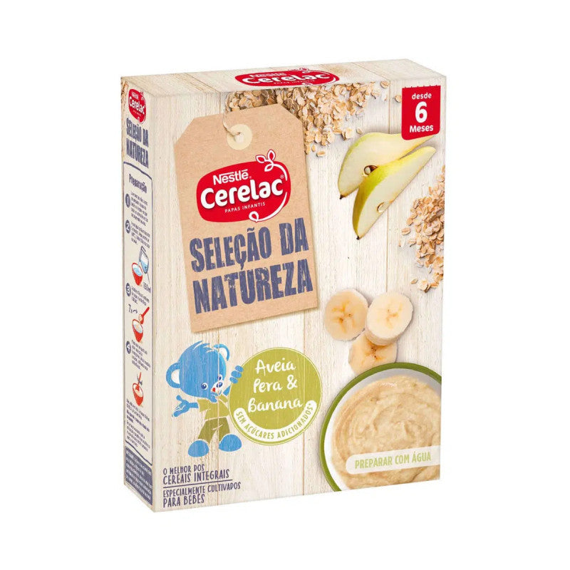 Cerelac Papa Láctea Aveia, Pera e Banana +6M 240g