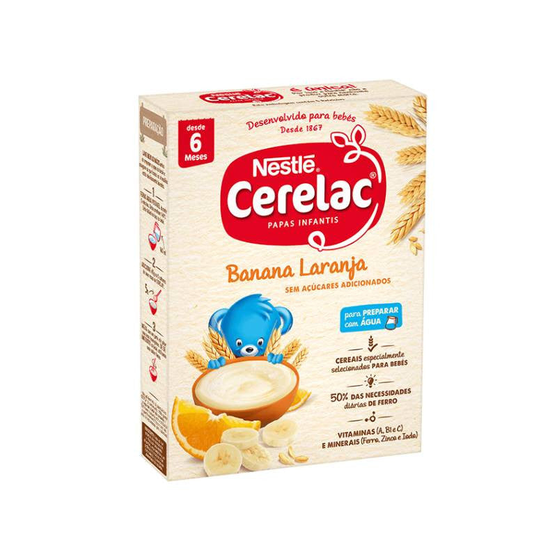 Cerelac Papa Láctea Banana Laranja +6M 250g