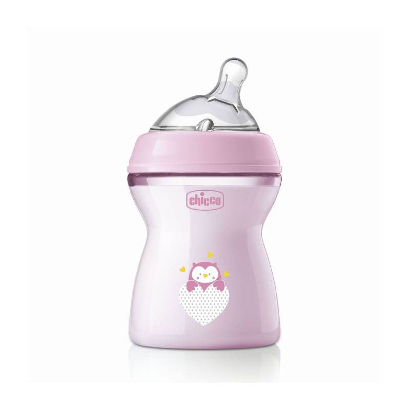 Chicco Biberão NaturalFeeling Girl +2M 250ml