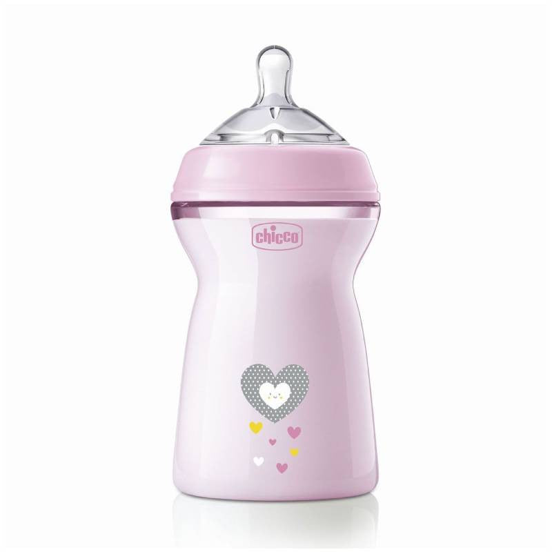 Chicco Biberão NaturalFeeling Girl +6M 330ml