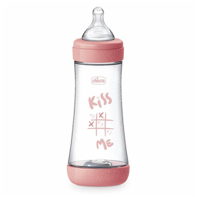 Chicco Biberão Perfect5 Rosa +4M 300ml