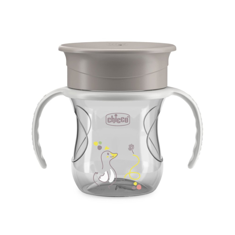 Chicco Copo Refeição 360 Cinzento 12M+ 200ml