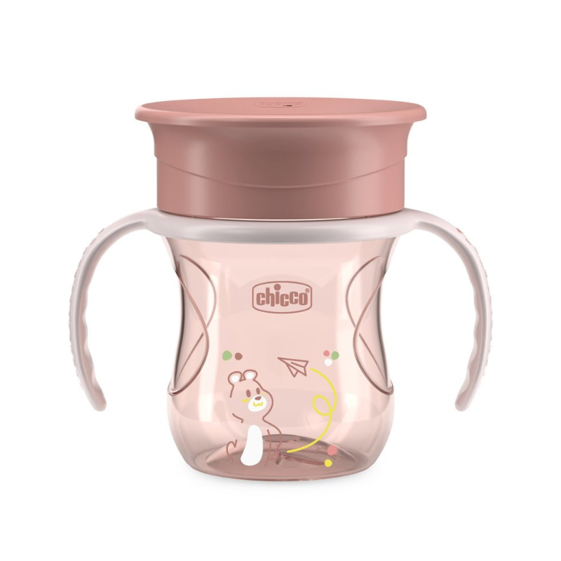Chicco Copo Refeição 360 Rosa 12M+ 200ml