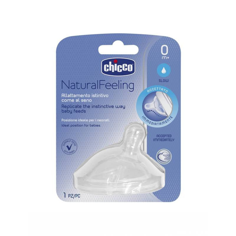 Chicco NaturalFeeling Tetina Fluxo Normal +0M