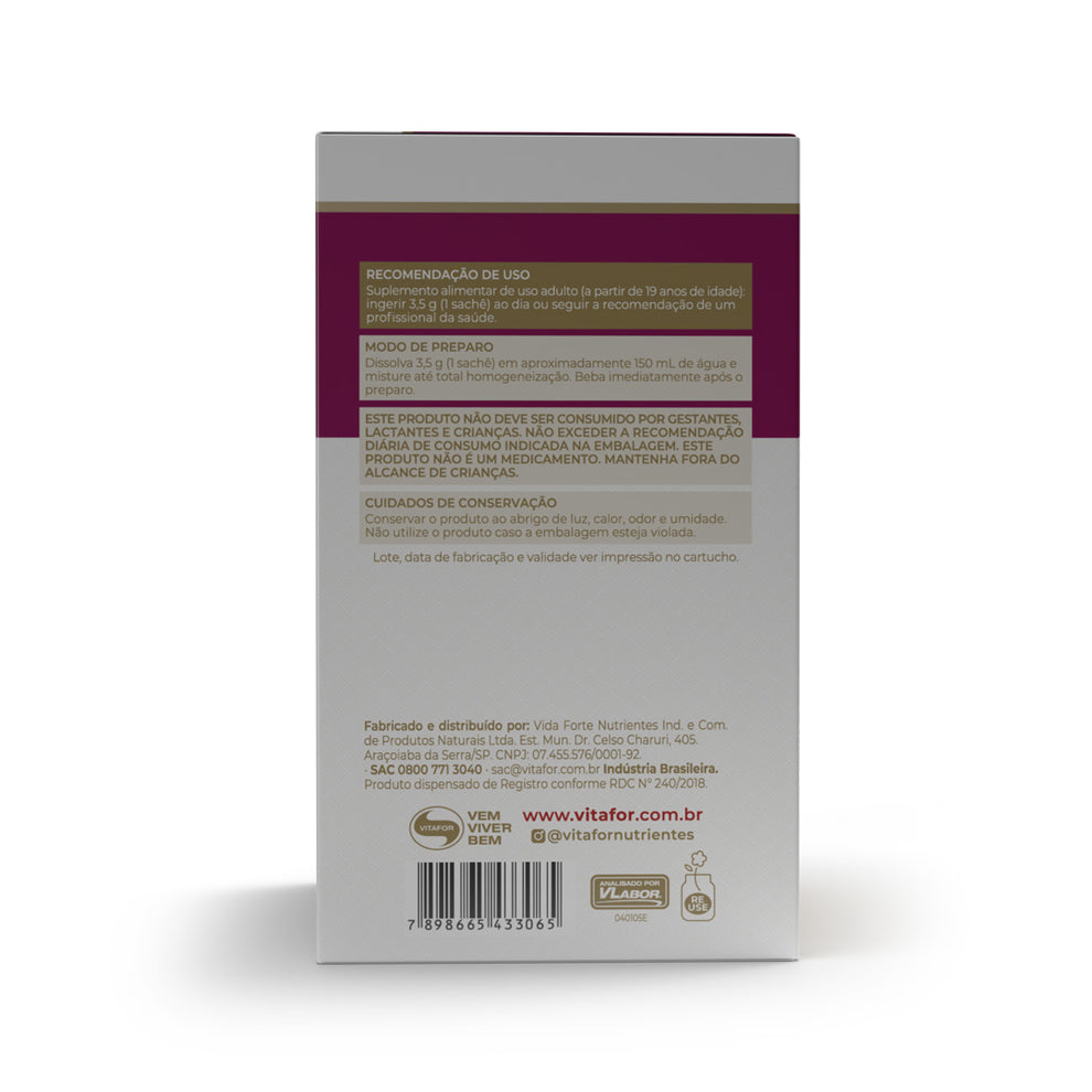 Vitafor, Colagentek® Beauty Piña y Menta, 30 Sobres