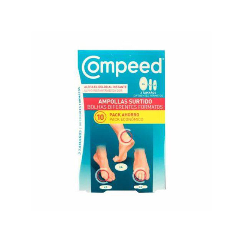 Compeed Pensos Bolhas Diferentes Formatos x10