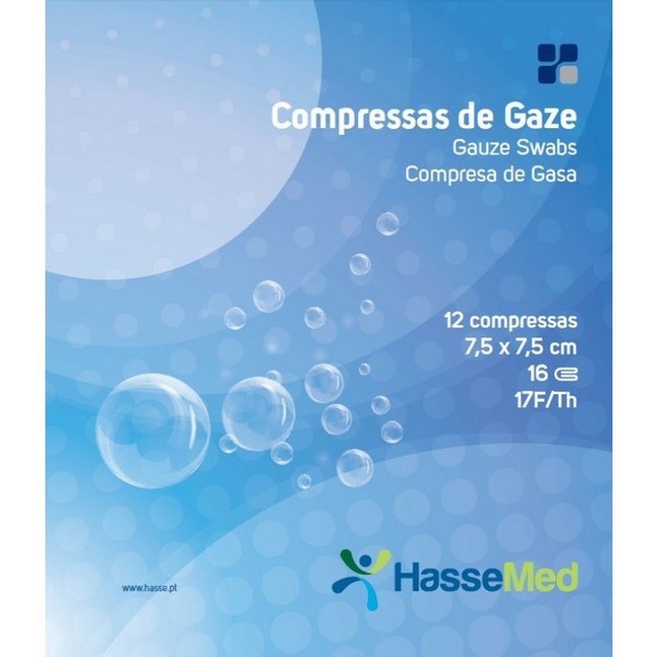 Compressa Hassemed Gaze 16C 7,5X7,5Cmx12