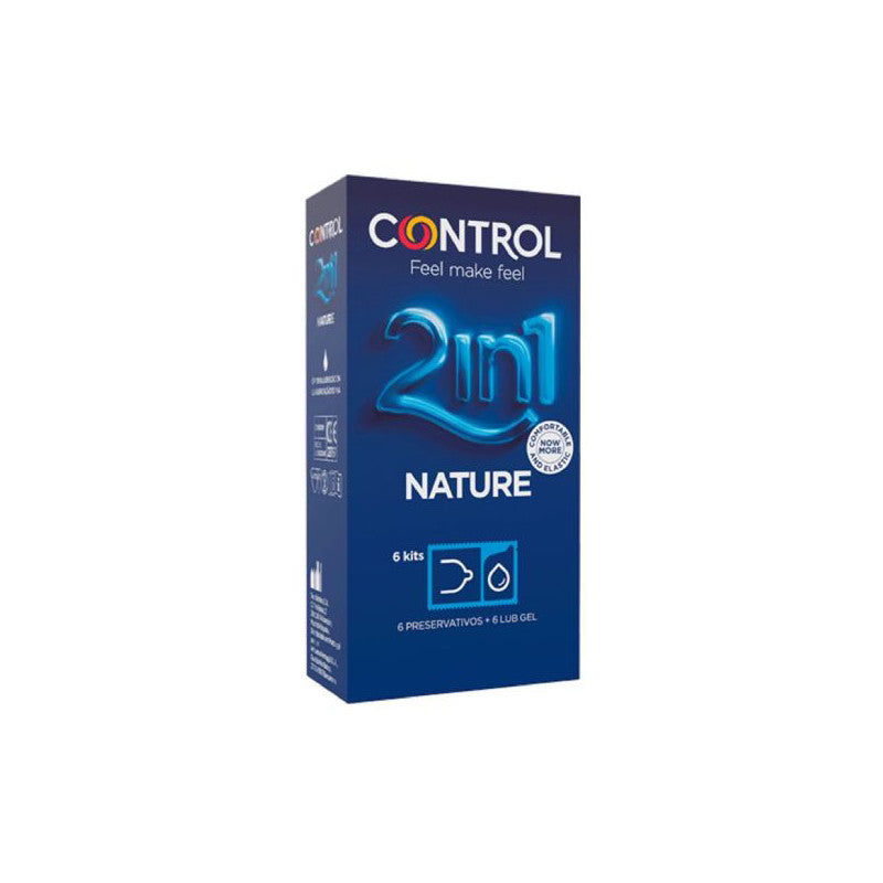 Control 2in1 Nature Preservativos + Gel Lubrificante