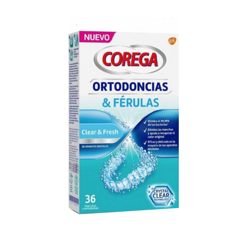 Corega Ortodôntica & Goteiras Pastilhas x36