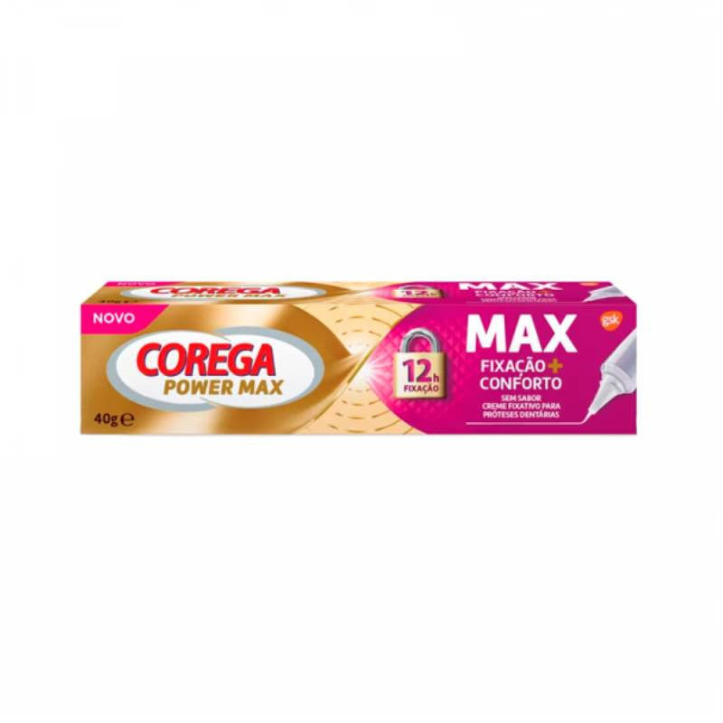 Crema Fijación + Confort Corega Power Max 40g