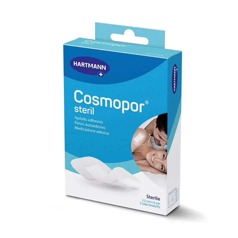 Hartmann Cosmopor Steril Pensos Autoadesivos 7,5x5cm 5 Pensos