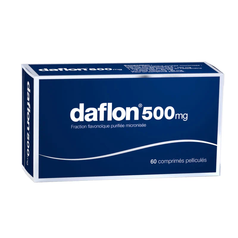 Daflon 500 mg 60 comprimidos – tratamento da insuficiência venosa e hemorroidas