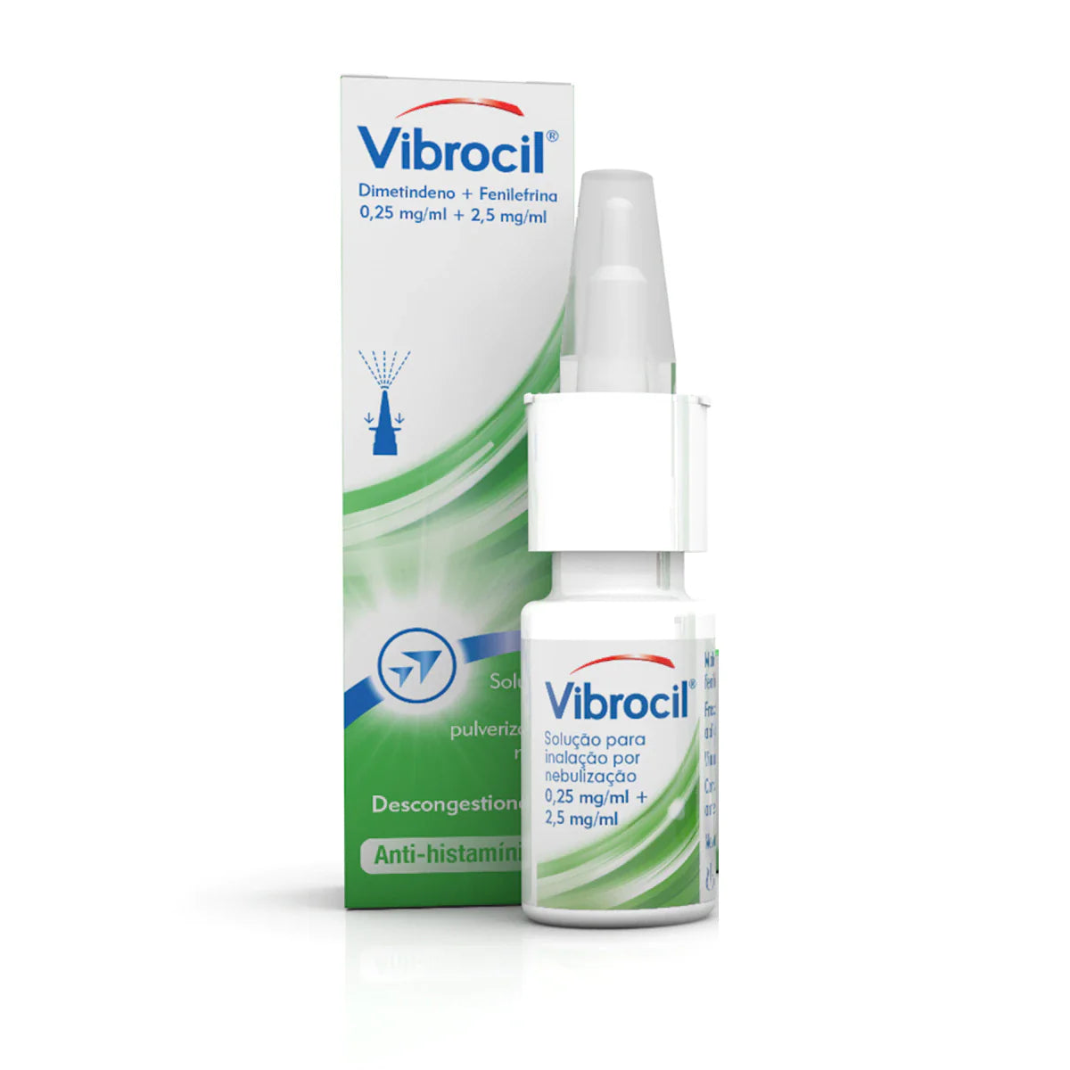 Vibrocil Solução 15 mL para nebulização – alívio da congestão nasal por inalação