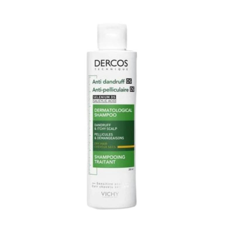 Dercos Caspa Champô Para Cabelos Secos 200mL