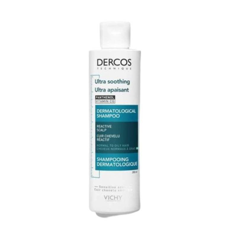 Dercos Champô Ultra Apaziguante Couro Cabeludo Sensível E Reativo Cabelos Normais A Oleosos 200 mL