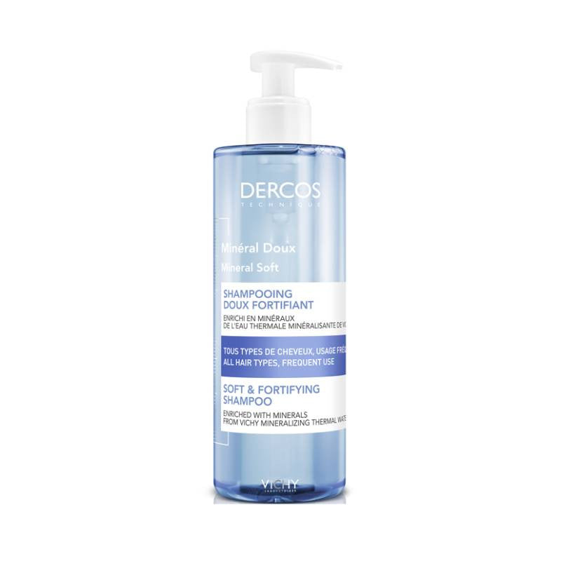 Dercos Champô Tratamento Mineral Suave 400mL