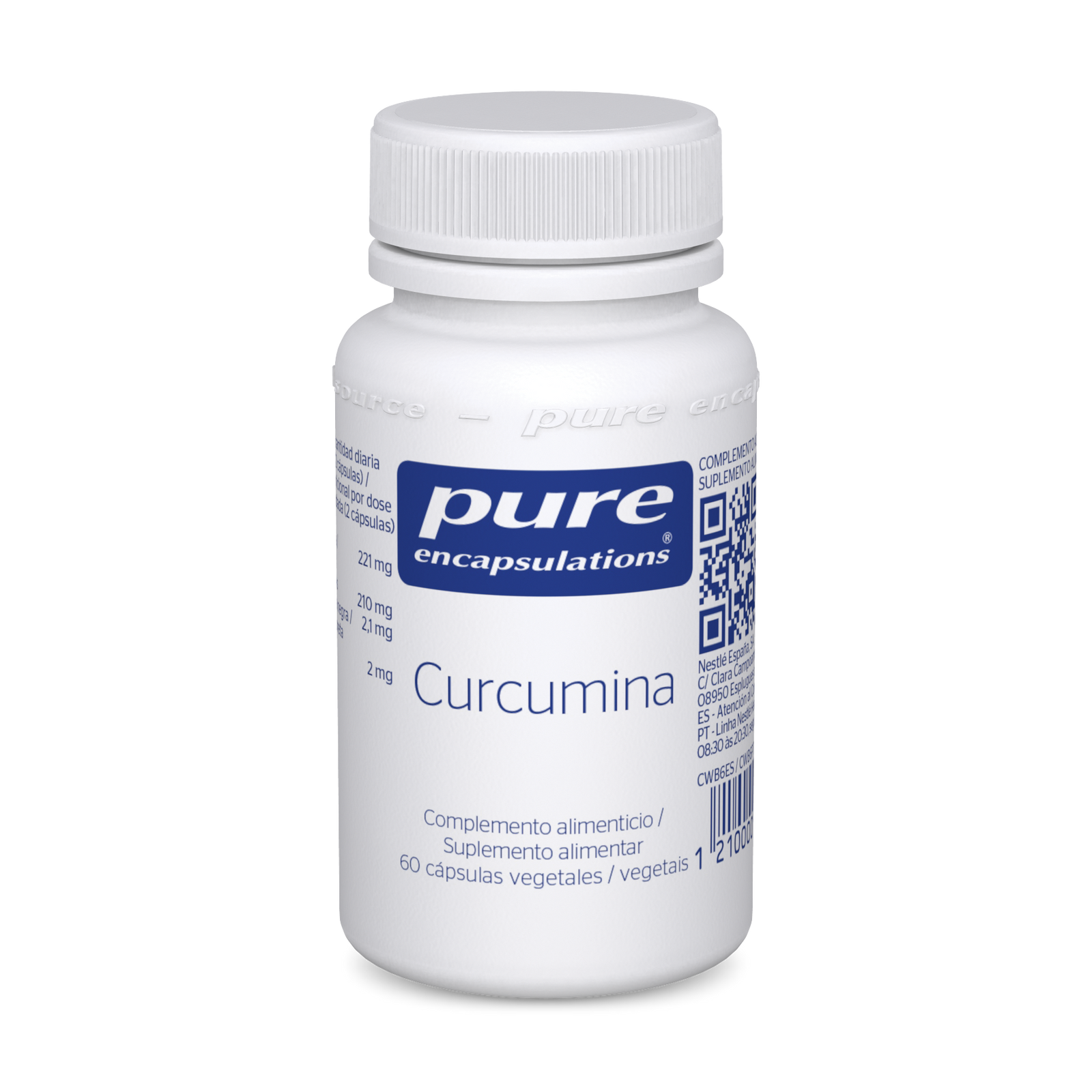 Pure Encapsulations Curcumina - 60 Cápsulas