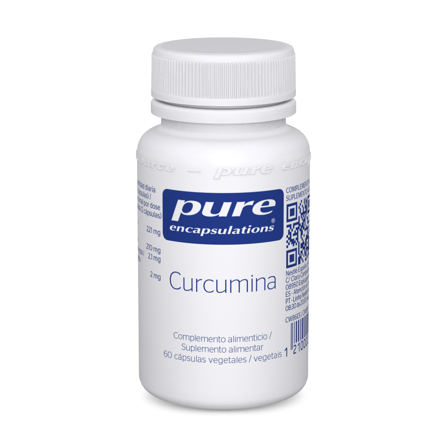 Pure Encapsulations Curcumina - 60 Cápsulas