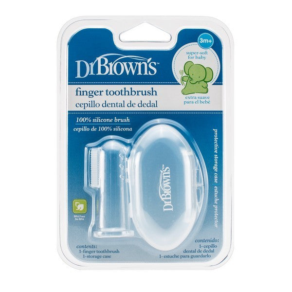 Dr. Browns Escova Dental Dedo Com Estojo
