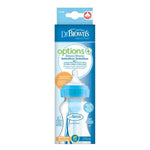 Dr. Browns Options Biberão Larg Tetina Silicone 270mL Azul 165097.9