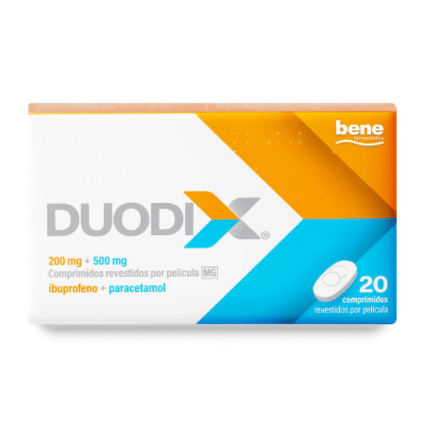 Duodix 200 mg + 500 mg x 20 comprimidos revestidos