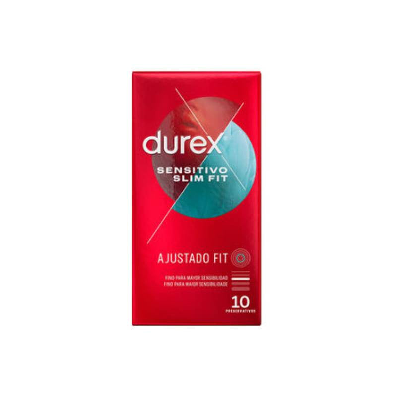 Durex Sensitivo Slim Fit Preservativos x10