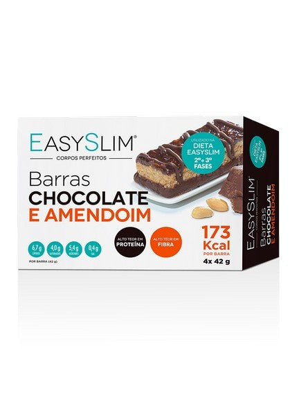 Easyslim Barras Chocol-Amendoim 42G X 4