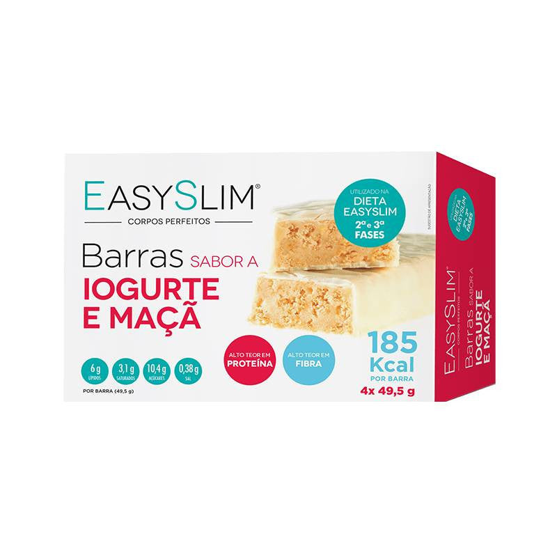 EasySlim Barras Iogurte-Maça 4x49,5g