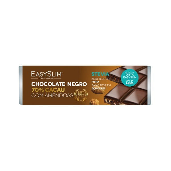 Easyslim Chocolat Negro 70% Cacau Amend 30G