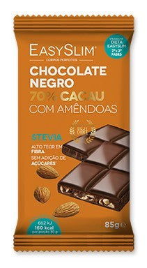 Easyslim Chocolat Negro 70% Cacau Amend 85G