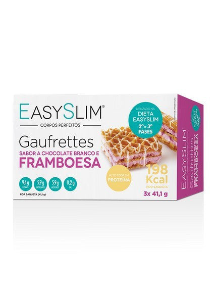 Easyslim Gaufrett Chocol Br Framb 41,1G X 3