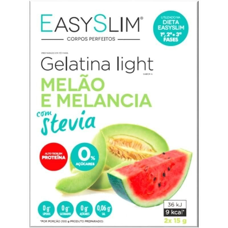 Easyslim Gelatina Lg Melao/Melan Stev Saqx2 Pó Solução Oral Saq