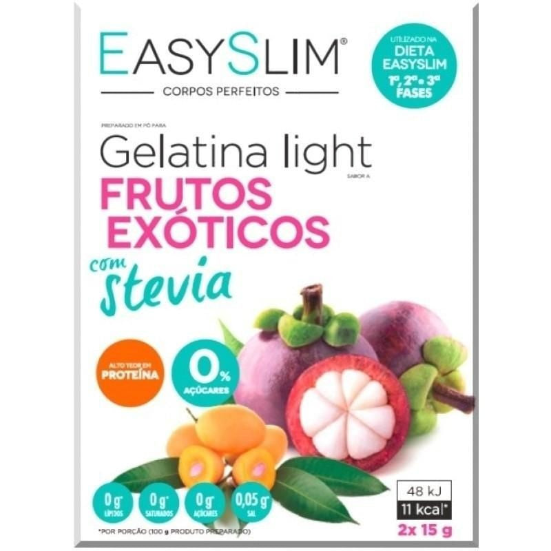 Easyslim Gelatina Light Frut Ex Stev Saquetas X2 Pó Solução Oral Saq