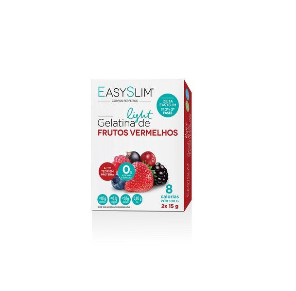 Easyslim Gelatina Light Frutos Vermelhos Saquetas 15Gx2
