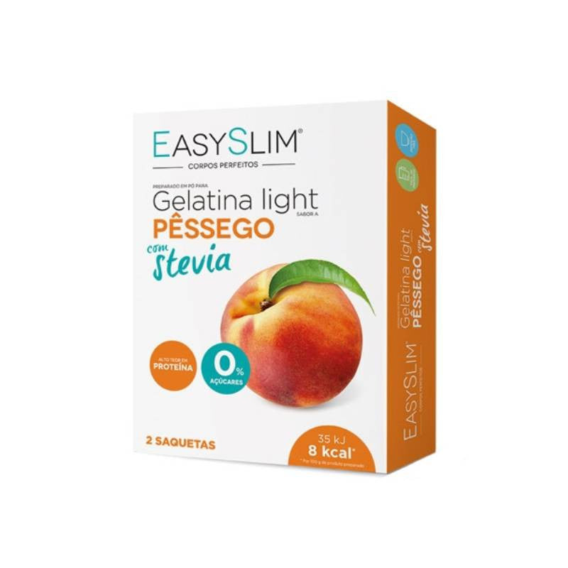 EasySlim Gelatina Light Pêssego Com Stevia x2