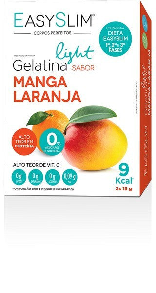 Easyslim Gelatina Light Saquetas Manga/Laranja 15Gx2