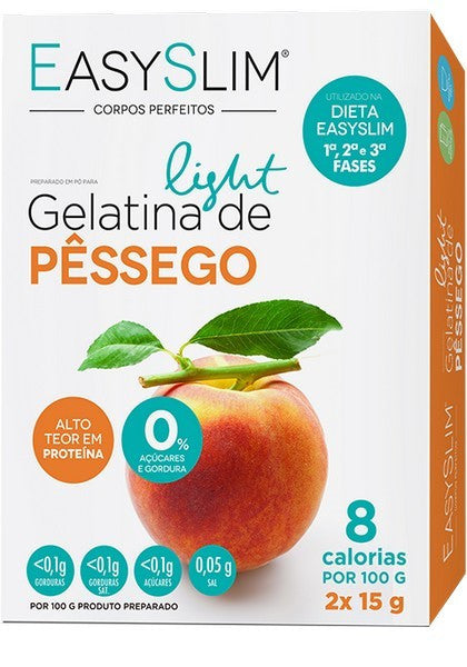 Easyslim Gelatina Pessego Saquetas 15Gx2