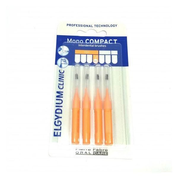 Elgydium Clinic Escovilhão Compact Mono Laranja Pack 4x